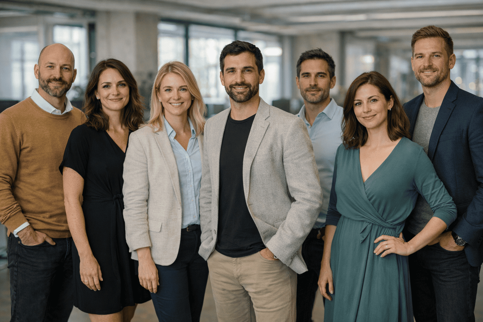 Team working on AI trading platform — Sur Capiteza